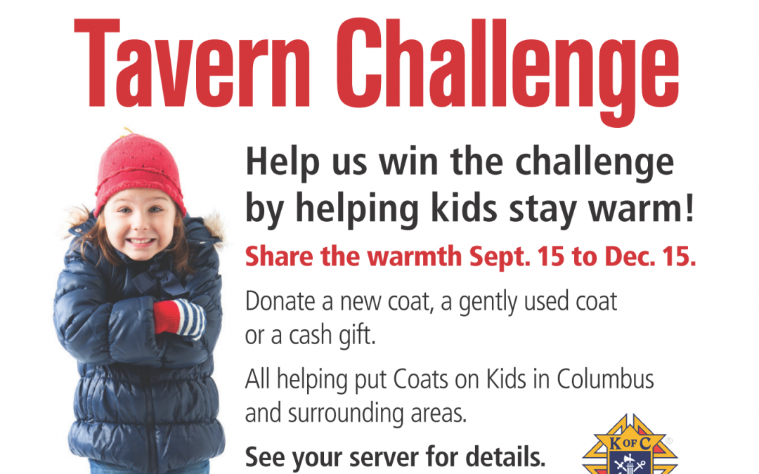 Coats For Kids Tavern Challenge Results